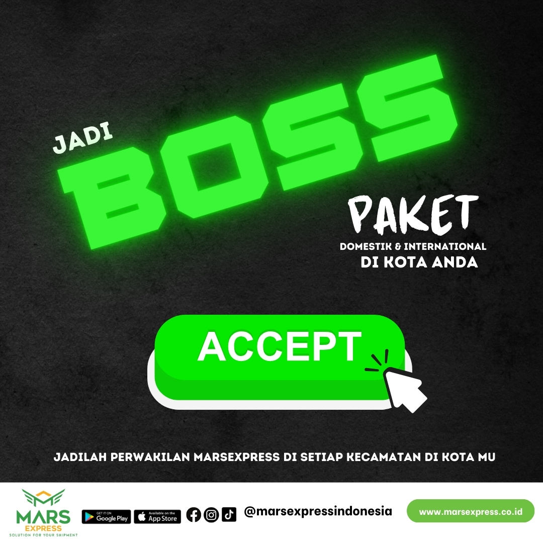 Daftar menjadi Agen jasa pengiriman paket Mars Express Indonesia