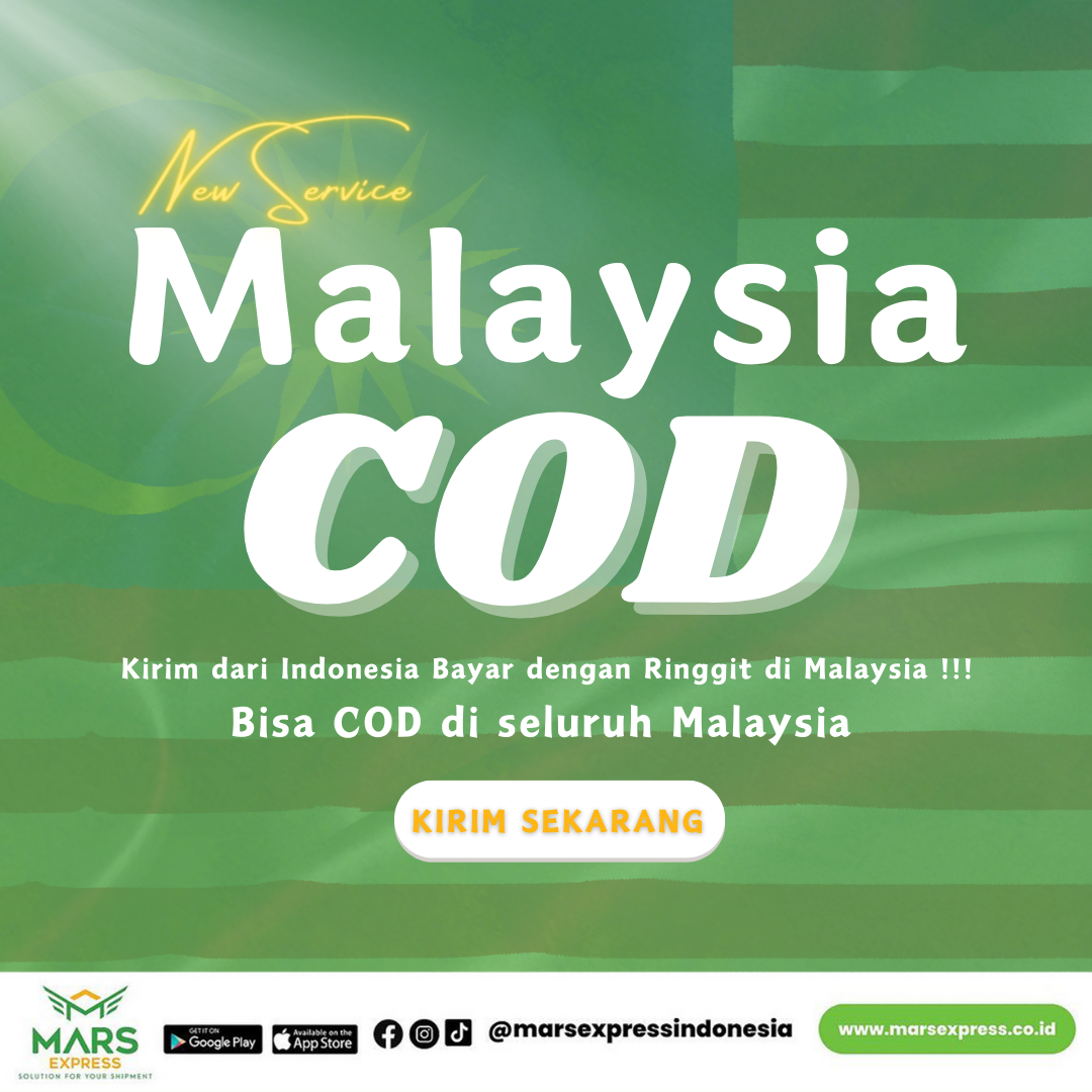 Layanan Kirim Paket ke Malaysia bayarnya COD