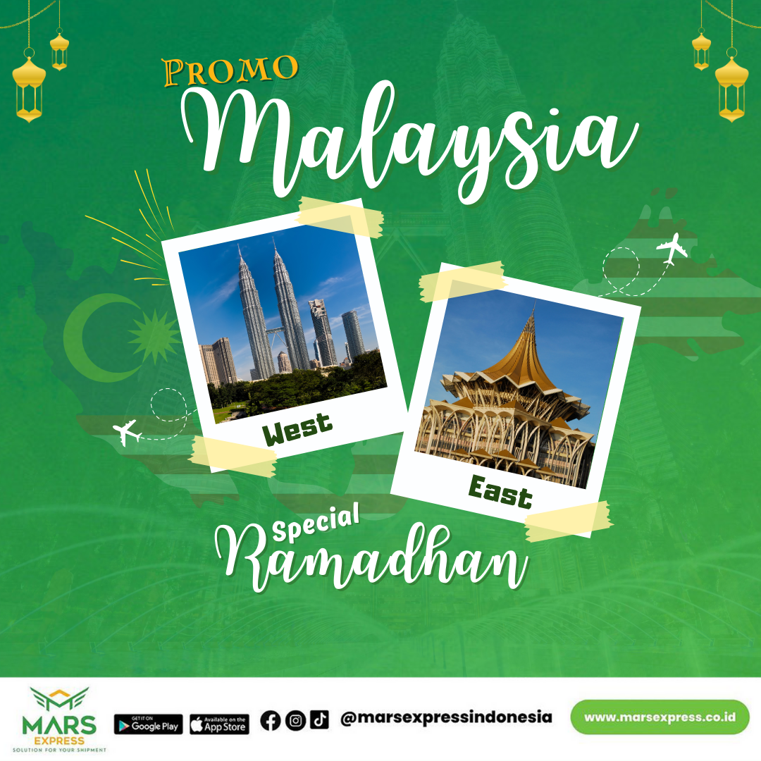 Promo Spesial Ramadhan Kirim Paket ke malaysia Barat dan Timur