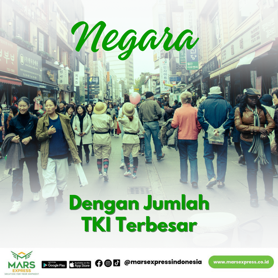 Daftar negara dengan julmah tki terbesar di luar negeri